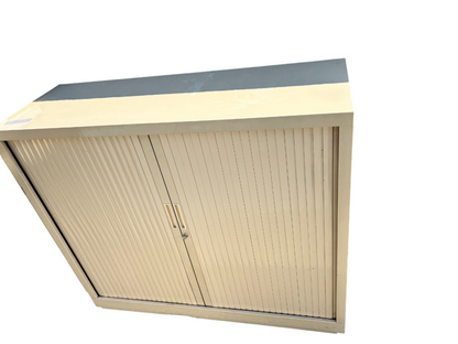 Armoire à rideaux Basse Beige 120x102