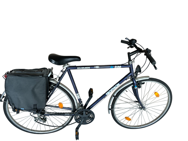 Vélo VTC Decathlon Riverside 320 avec Sacoche