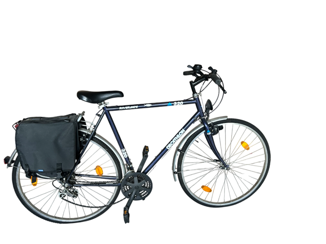 Vélo VTC Decathlon Riverside 320 avec Sacoche