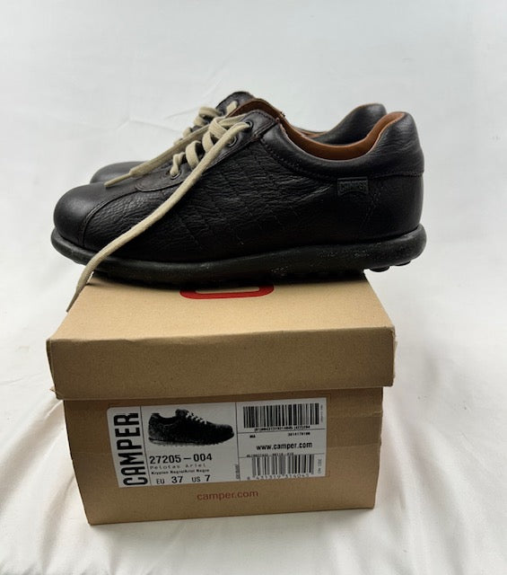 Chaussures en cuir au tannage végétal marron CAMPER Taille 37