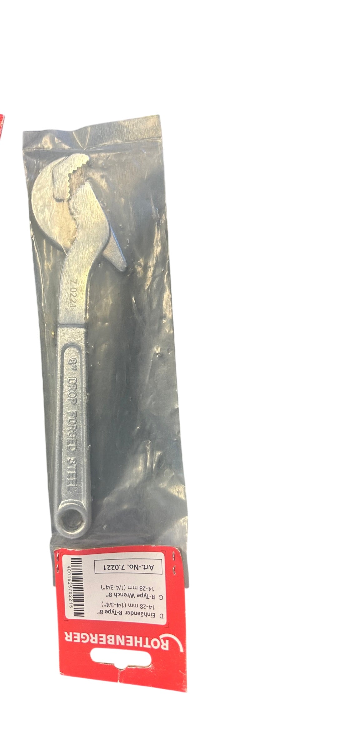 ROTHENBERGER Clé à molette 8 pouces, 200mm - 70221