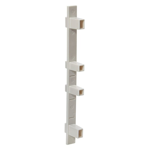 Jonction droite Réno plinthe blanc