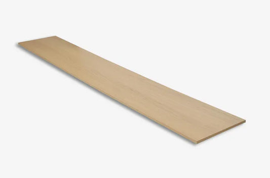 Lot de 2 contremarches pour rénovation escalier chêne clair, L.100 x l.20 cm