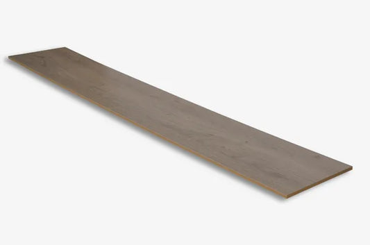 Lot de 2 contremarches pour rénovation escalier chêne gris, L.100 x l.20 cm