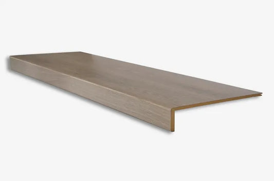 Lot de 2 marches pour rénovation escalier chêne gris, L.100 x l.25 cm