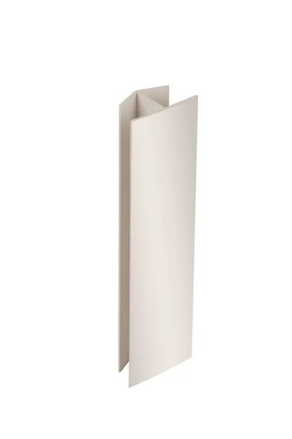 Lot de 4 Jonction en H pour plinthe en h blanc L.19.5 x l.14.5 cm