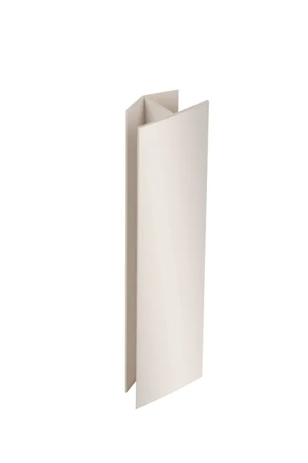 Lot de 4 Jonction en H pour plinthe en h blanc L.19.5 x l.14.5 cm