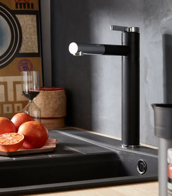 Mitigeur de cuisine ESSEBAGNO Ultrate Chrome noir