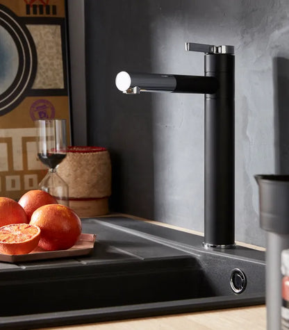 Mitigeur de cuisine ESSEBAGNO Ultrate Chrome noir
