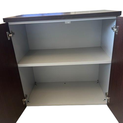 Armoire de Bureau d'occasion marron L.88cm x H91cm