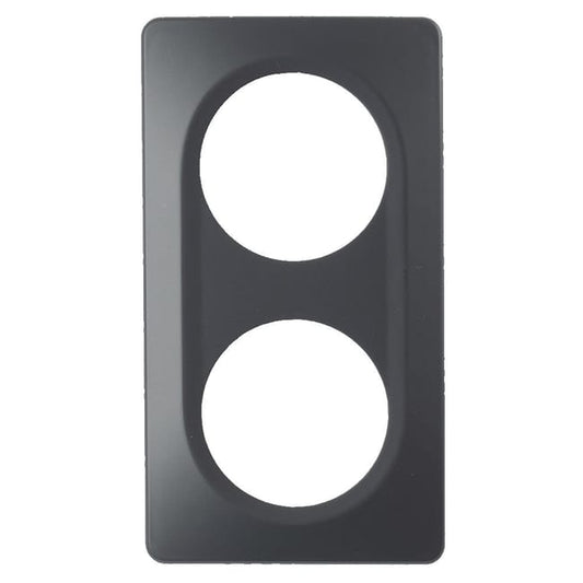 Plaque Epure, OHMTEC, gris anthracite