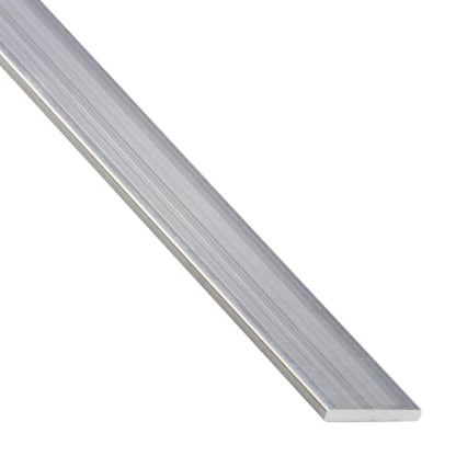 Plat aluminium brut argent lisse, L.2600 mm