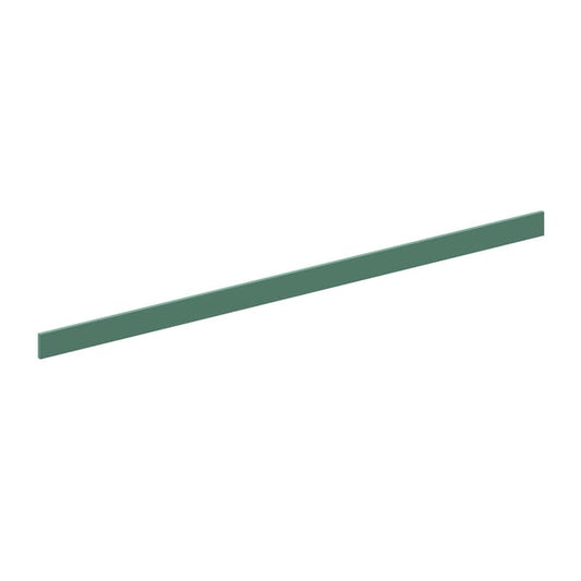 Plinthe mdf, vert laguna, H. 9.8, Ep.18 mm DELINIA ID