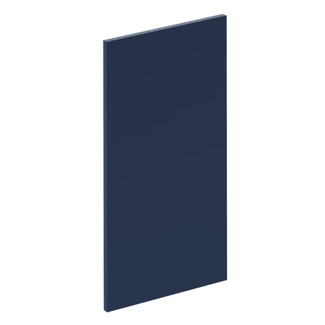 Porte de cuisine Venise bleu marine mat H.76.5 x l.39.7 cm