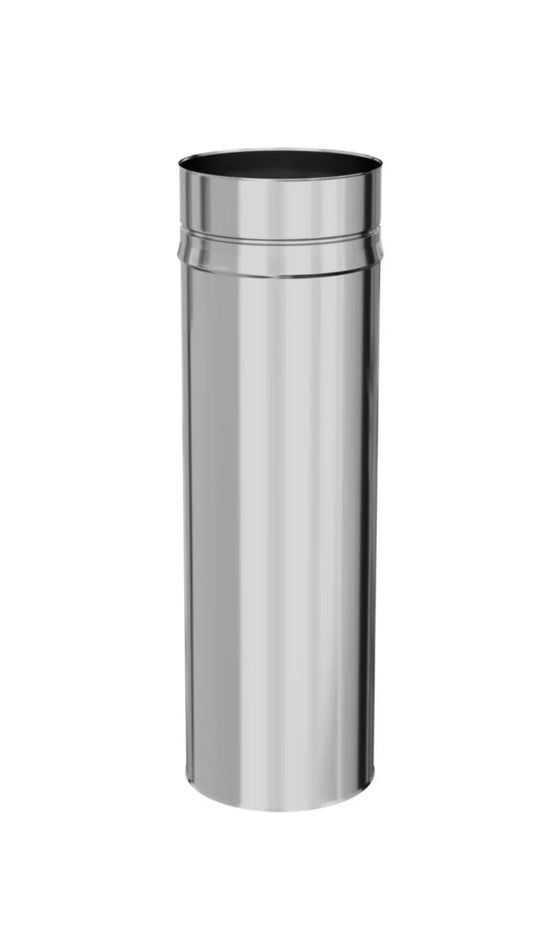 Tuyau rigide Inox 304 diamètre : 139 Lg : 500 mm Tous combustibles réf. 650139