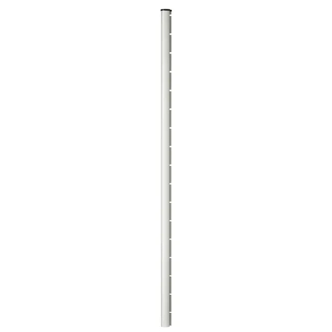 Poteau acier à sceller Axor gris, l.4.8 x P.6.8 x H.170 cm