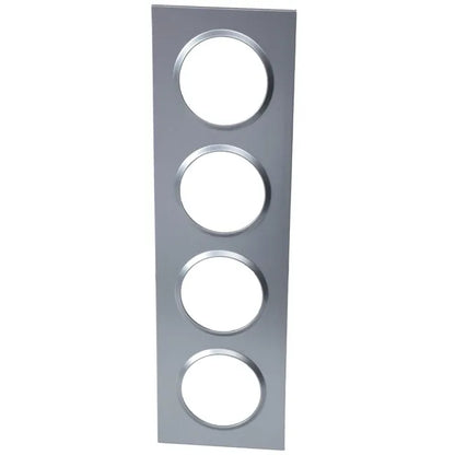 Plaque Epure, LEXMAN aluminium satiné