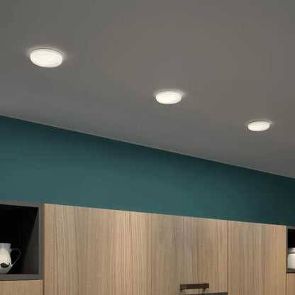 Kit 3 spots à encastrer fixe Bolonia D.8,5 cm 4000K INSPIRE rond blanc