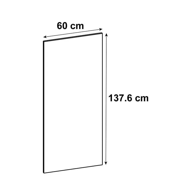 Joue Tokyo, blanc brillant, H.137.6 x l.60 cm