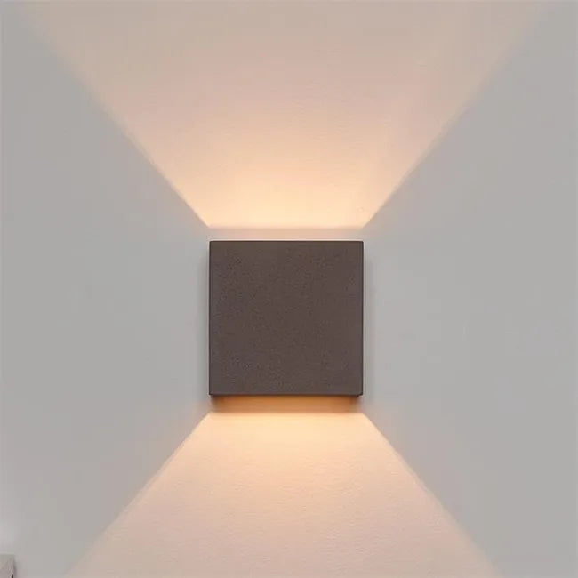 GIPSY-Applique murale cubique Plâtre H11.5cm -