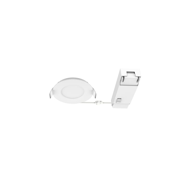 Spot à encastrer Extraflat led, changement d'intensité et de blancs, D8,5 blanc