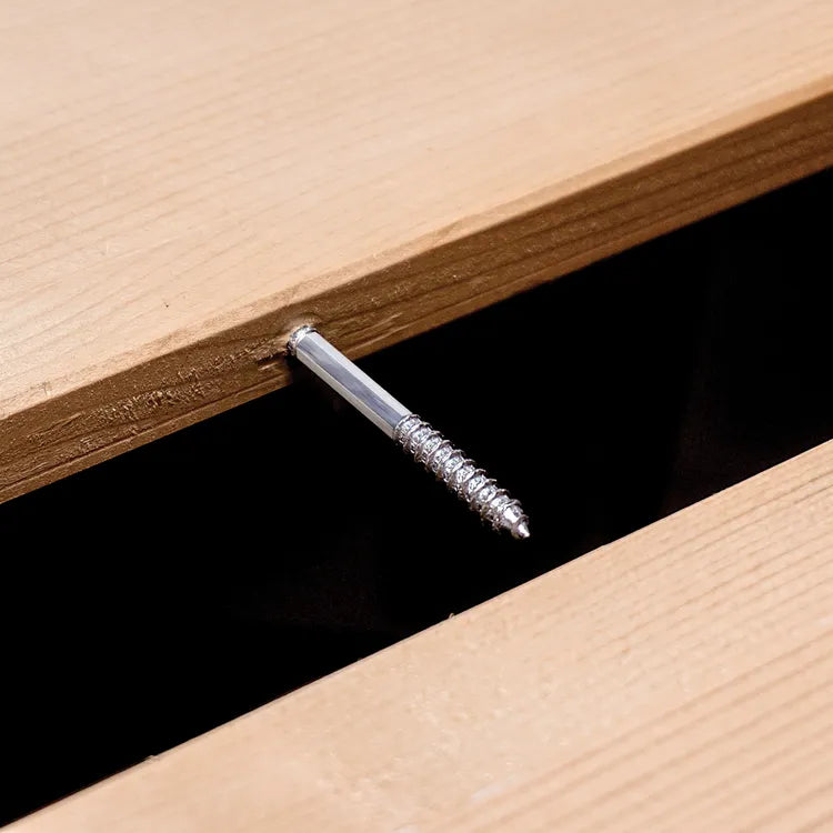 vis double filetage bois/bois acier STANDERS x L.60 mm