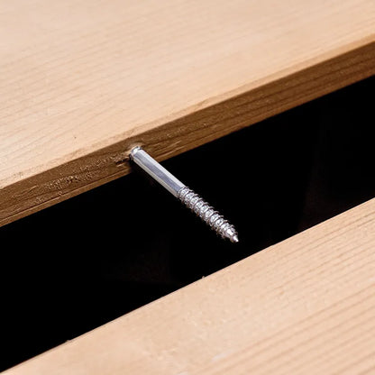 vis double filetage bois/bois acier STANDERS x L.60 mm