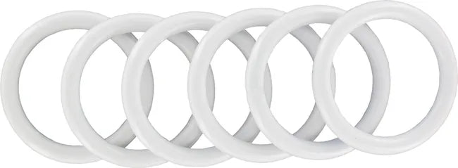 tringle à rideau Ib+ 25 mm acier blanc satiné