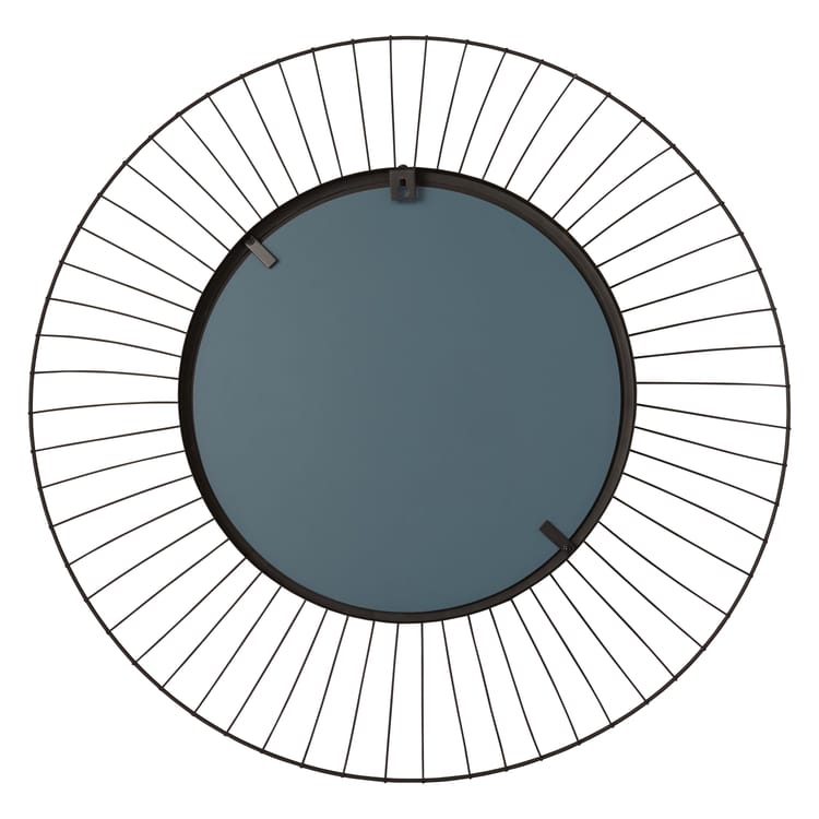 Miroir rond Kasteli noir diam.32 cm