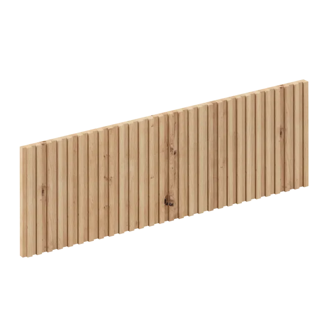 Façade de tiroir de cuisine Sapporo effet chêne mat H.25.3 x l.79.7 cm