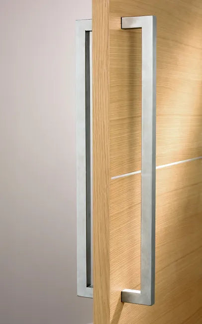 Poignée pour porte coulissante pleine ou vitrée