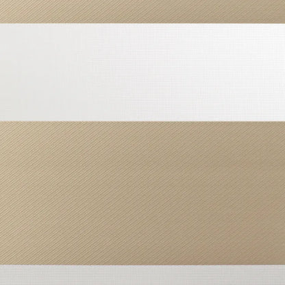 Store enrouleur jour/nuit Québec brun taupe, l.75 x H.250 cm, INSPIRE