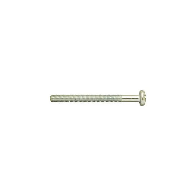 Vis métaux tête cylindrique empreinte Phillips acier zingué entièrement filetées, Ø 5 mm, longueur 45 mm, boîte de 50