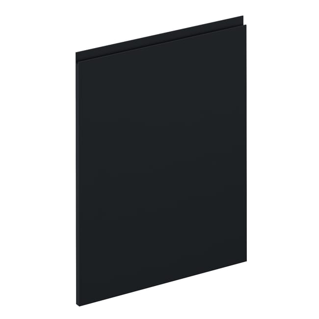 Façade de tiroir de cuisine Tokyo noir mat H.76.5 x l.59.7 cm
