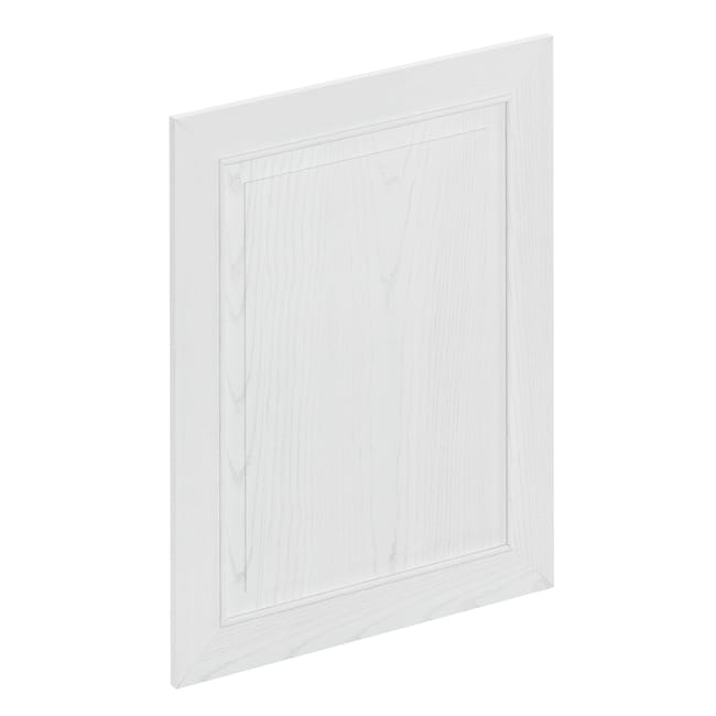 Porte de cuisine Moscow chêne blanchi mat H.76.5 x l.59.7 cm