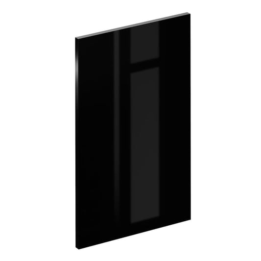 Porte de cuisine Sevilla noir brillant H.63.7 x l.39.7 cm