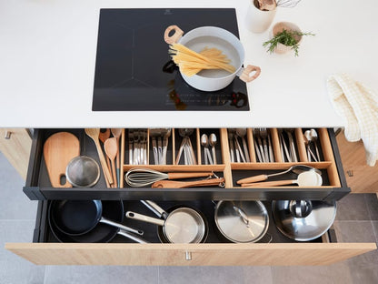 Façade de tiroir de cuisine Delinia gris H.10.74 x l.115.05 cm