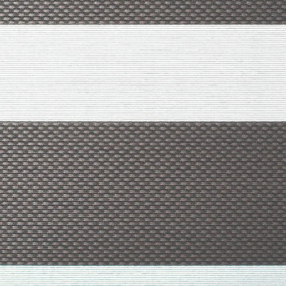 Store enrouleur jour/nuit Dual anthracite, l.65 x H.160 cm, DECOSOL DELUXE