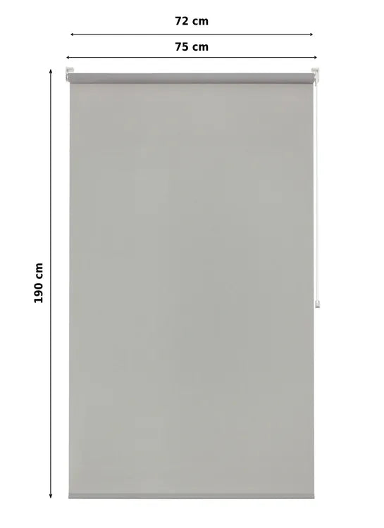 INSPIRE - Store enrouleur screen - l.75 x 190 cm - PEARL - Gris