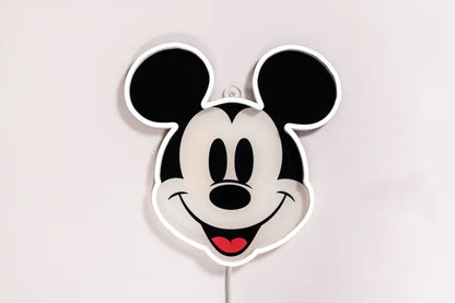 Applique néon LED Mickey, YELLOWPOP