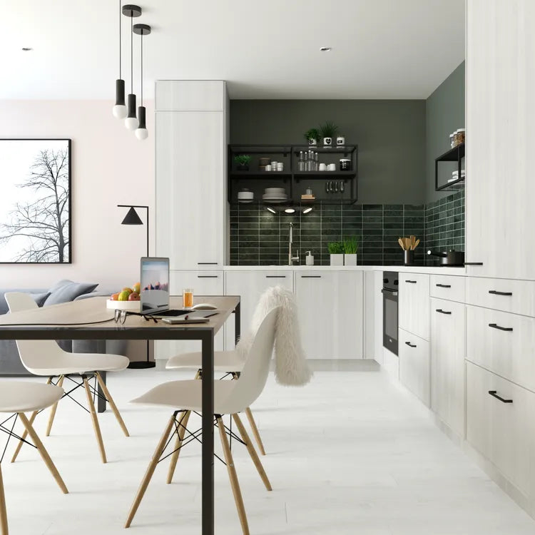 Lame PVC clipsable medio ARTENS Camden bois blanchi