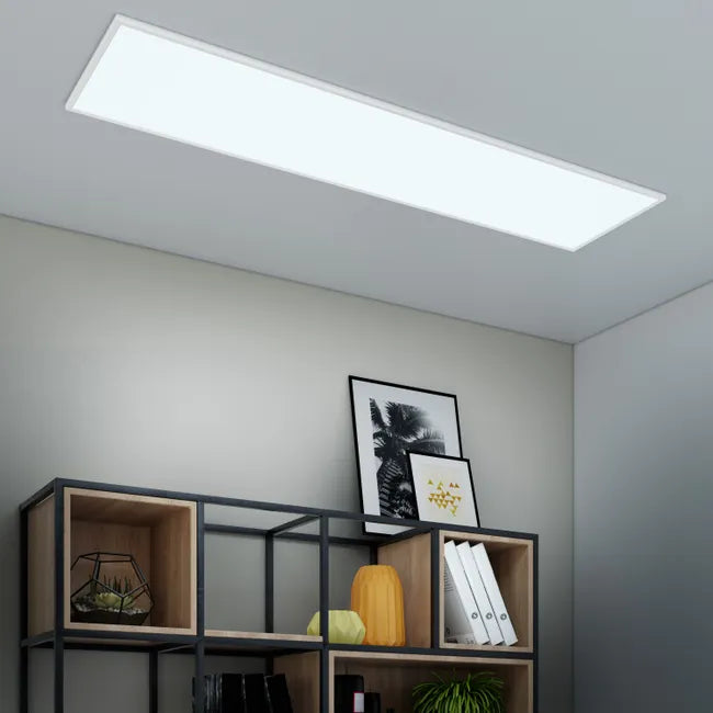 Panneau LED Gdansk 119.5 x 29.5 cm cm blanc chaud à blanc froid, blanc INSPIRE