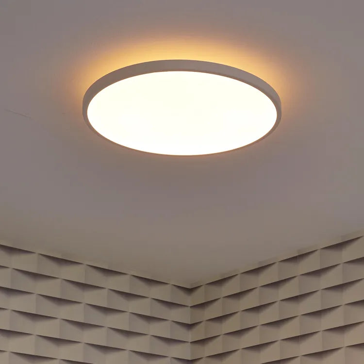 Panneau LED diam 40 cm, 22 W, éclairage indirect, blanc chaud à neutre, blanc