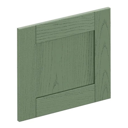 Façade de tiroir de cuisine Chicago vert mat H.38.1 x l.44.7 cm