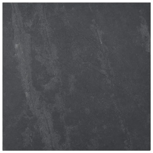Carrelage mur / sol effet pierre noir Sicile l.60 x L.60 cm