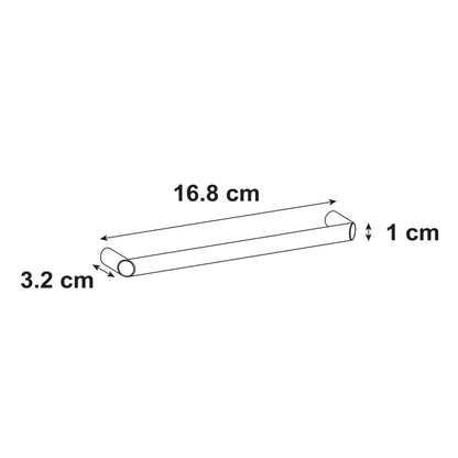 Lot de 2 poignées de cuisine Dokos zamak INSPIRE 168 mm