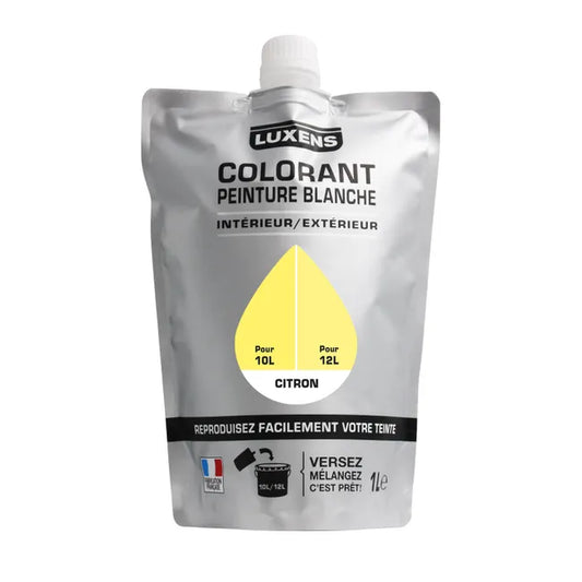 Colorant spécial peinture acrylique LUXENS 1 L citron