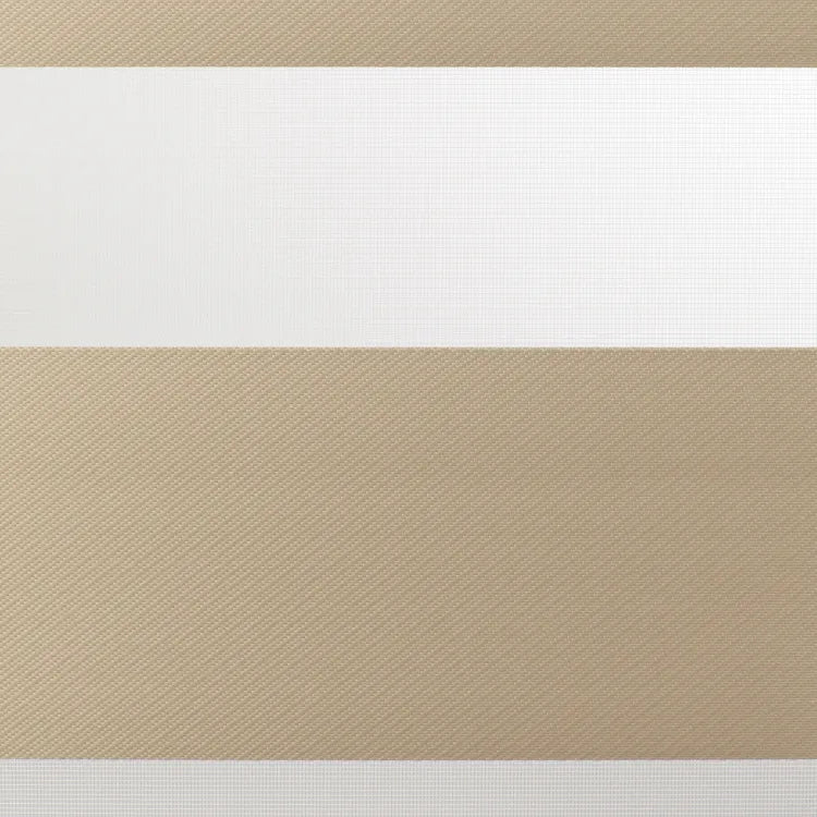 Volet roulant nuit/jour jour / nuit Quebec brun taupe, l.120 x H.250 cm, INSPIRE