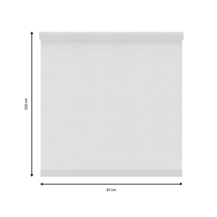 Toile pour store enrouleur tamisant Melbourne blanc, l.87 x H.250 cm INSPIRE