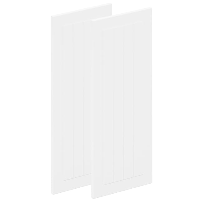 Porte de cuisine Toscane blanc mat H.76.8 x l.29.8 cm